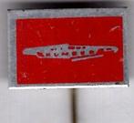Humber rood op aluminium auto speldje ( B_153 ), Ophalen of Verzenden, Nieuw, Transport, Speldje of Pin
