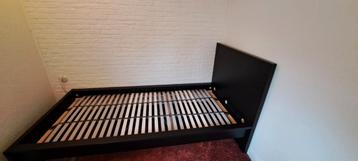 Ikea Malm 1 persoons incl lattenbodem en matras - afbeelding 3