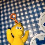 Tygo big bird /  neef Jan / gele Pino sleutelhanger knuffel, Ophalen of Verzenden, Zo goed als nieuw