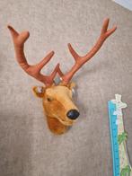 Pluche Hert Hoofd Wanddecoratie, Huis en Inrichting, Ophalen of Verzenden
