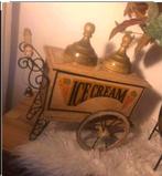 Ijscokar en bakkerswagen p/st 25,00, Antiek en Kunst, Ophalen of Verzenden