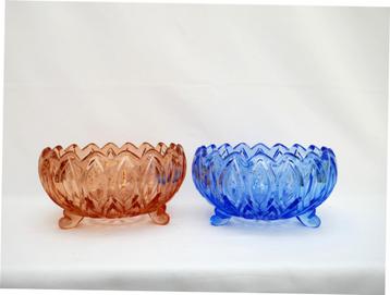 Lausitzer glaswerke - Art Deco schalen "orion" beschikbaar voor biedingen