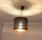 Moderne hanglamp met geometrisch patroon, Ophalen of Verzenden, Zo goed als nieuw, Metaal, Minder dan 50 cm