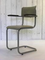 Tubax slede stoel, Huis en Inrichting, Stoelen, Grijs, Drie, Gebruikt, Vintage