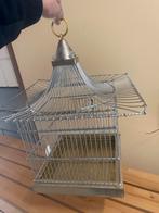 Vintage Vogelkooi in Pagodestijl – Decoratief, Ophalen of Verzenden, Gebruikt, Metaal, Vogelkooi