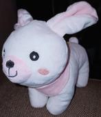 Lupilu wit roze konijnen knuffel., Ophalen of Verzenden, Zo goed als nieuw, Konijn