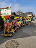 Fietstrein te huur, Hobby en Vrije tijd, Feestartikelen | Verhuur, Verzenden, Zo goed als nieuw, Carnaval