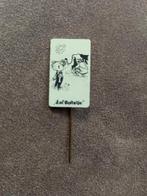 Speldje Ik wil Bolletje - koe melken, Verzamelen, Speldjes, Pins en Buttons, Ophalen of Verzenden, Gebruikt