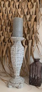 Ptmd Stenen Kandelaar - 34 cm Hoog, Ophalen, Overige materialen, Gebruikt, 25 tot 50 cm