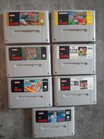 Super Nintendo (SNES) 7 spellen, Ophalen of Verzenden, Zo goed als nieuw, Sport, 3 spelers of meer