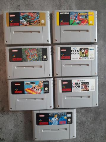 Super Nintendo (SNES) 7 spellen beschikbaar voor biedingen