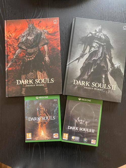 Dark Souls Remastered & 2 (SOTFS) + official artbooks, Spelcomputers en Games, Games | Xbox One, Zo goed als nieuw, Role Playing Game (Rpg)