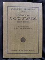 Poëzie van A.C.W. Staring Eerste bundel 1923, Antiek en Kunst, Ophalen of Verzenden