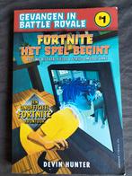Gevangen in Battle Royale 1 - Fortnite - Het spel begint, Ophalen of Verzenden, Zo goed als nieuw, Devin Hunter, Fictie algemeen