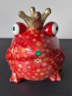 Pomme Pidou Spaarpot Kikker met kroon (maat L), Verzamelen, Spaarpotten, Ophalen, Zo goed als nieuw, Steen, Aardewerk of Keramiek