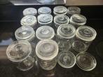 14 Weckpotten met diverse deksels, Ophalen, Gebruikt