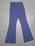 studio anneloes NIEUW broek xs 34 36 flair blauw paars wit, Blauw, Nieuw, Ophalen of Verzenden, Maat 34 (XS) of kleiner