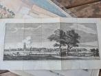 De stad rhenen - kopergravure - ca.1756., Antiek en Kunst, Ophalen of Verzenden