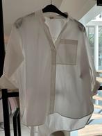 Marccain spierwitte blouse N4 / 40, Kleding | Dames, Blouses en Tunieken, Maat 38/40 (M), Wit, Ophalen of Verzenden, Zo goed als nieuw