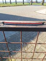 Setje zadelsieraad en frontriem maat pony rood-wit-blauw, Ophalen of Verzenden, Gebruikt