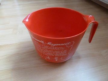 Vintage beslagkom mengkom (inhoud 2,7 liter) beschikbaar voor biedingen