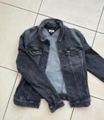 Tommy Hilfiger Zwart Denim Jack Maat M, Verzenden, Gedragen, Maat 38/40 (M), Zwart