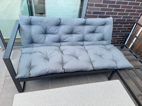 Beautissu Tuinbank Kussens Lichtgrijs 150x50x8cm, Tuin en Terras, Tuinmeubel-accessoires, Zo goed als nieuw, Ophalen