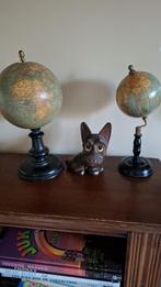 Antieke Wereldbollen Set/antique globe, Huis en Inrichting, Ophalen of Verzenden, Gebruikt