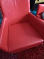 Twee leren design stoelen, Huis en Inrichting, Fauteuils, Ophalen, Zo goed als nieuw, 75 tot 100 cm, 50 tot 75 cm