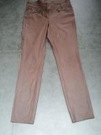 Gave Cambio leer look stretch broek bruin maat 34, Cambio, Bruin, Ophalen of Verzenden, Zo goed als nieuw