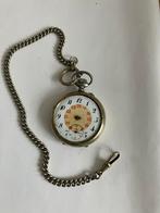 Zakhorloge Remontoire Cylindre, Ophalen of Verzenden, Staal, Overige merken