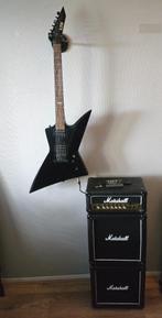 ESP LTD Explorer EX 50 + Marshall mg15msii, Gebruikt, Met versterker, Solid body, Ophalen