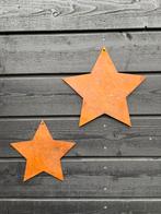 Ster (1 of 2 stuks) cortenstaal tuinwanddecoratie. Setprijs, Tuin en Terras, Tuinwanddecoratie, Ophalen of Verzenden, Nieuw