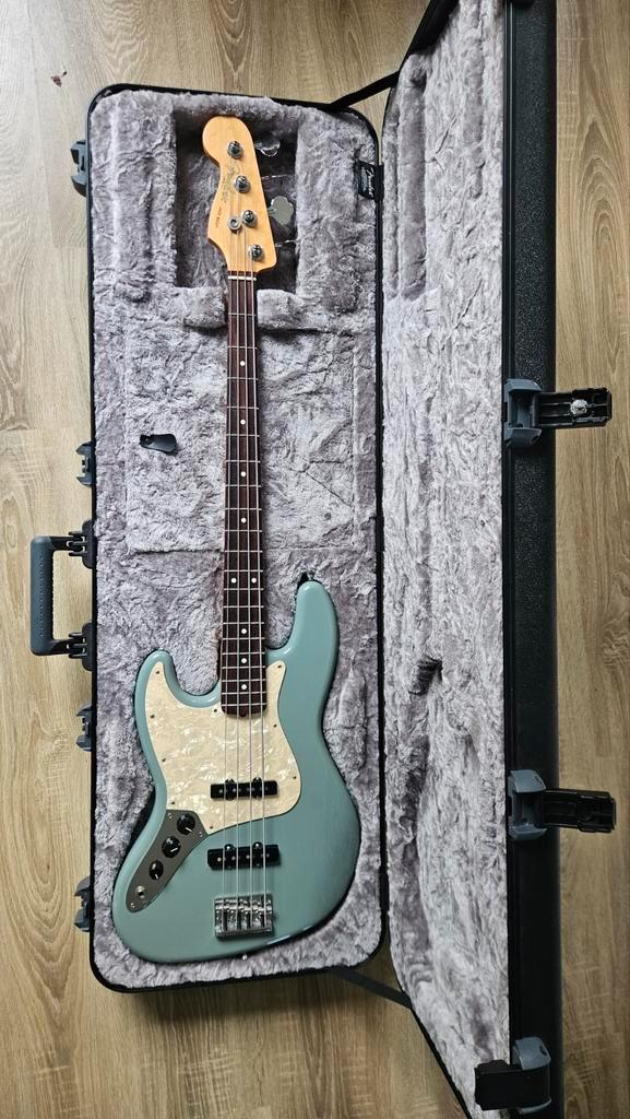 Fender Jazzbass American Pro lefty lefthanded linkshandig, Muziek en Instrumenten, Snaarinstrumenten | Gitaren | Bas, Zo goed als nieuw