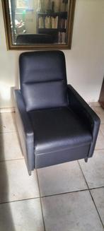 feauteuil kunstleer, Ophalen, Overige materialen, 75 tot 100 cm, Zo goed als nieuw