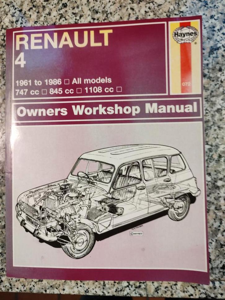 Renault 4 Werkplaatshandboek Haynes, Auto diversen, Handleidingen en Instructieboekjes, Ophalen of Verzenden