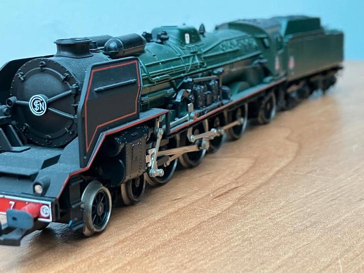 Jouef 241.P 7, Hobby en Vrije tijd, Modeltreinen | H0, Zo goed als nieuw, Locomotief, Gelijkstroom, Jouef, Analoog, Ophalen