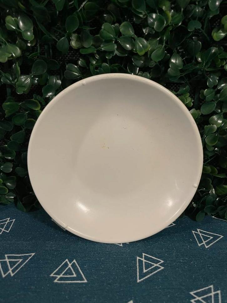 Sojasaus schaaltjes plastic, Huis en Inrichting, Woonaccessoires | Schalen en Manden, Gebruikt, Schaal, Rond, Porselein of Keramiek