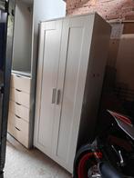 Ikea Brimnes kledingkast wit, Ophalen, Gebruikt, Met hangruimte, 50 tot 100 cm