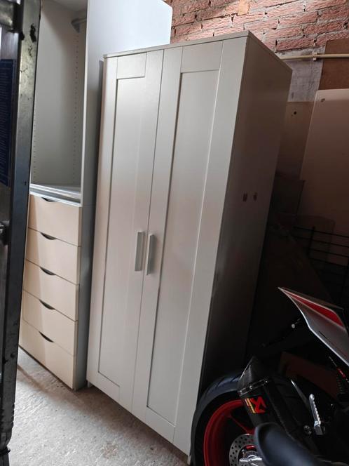 Ikea Brimnes kledingkast wit, Huis en Inrichting, Kasten | Kledingkasten, Gebruikt, 150 tot 200 cm, 50 tot 100 cm, 50 tot 75 cm