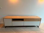 Xooon Lindfield lowboard 200 cm tv meubel, Ophalen, Gebruikt, Eikenhout, 200 cm of meer