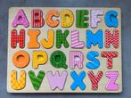 Alfabet Puzzel Hout - Educatief Speelgoed, Ophalen of Verzenden, Gebruikt, Puzzelen