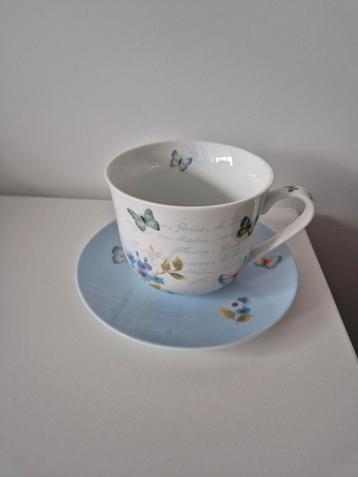 Easy Life mooie Kop en Schotel - Vlinders beschikbaar voor biedingen