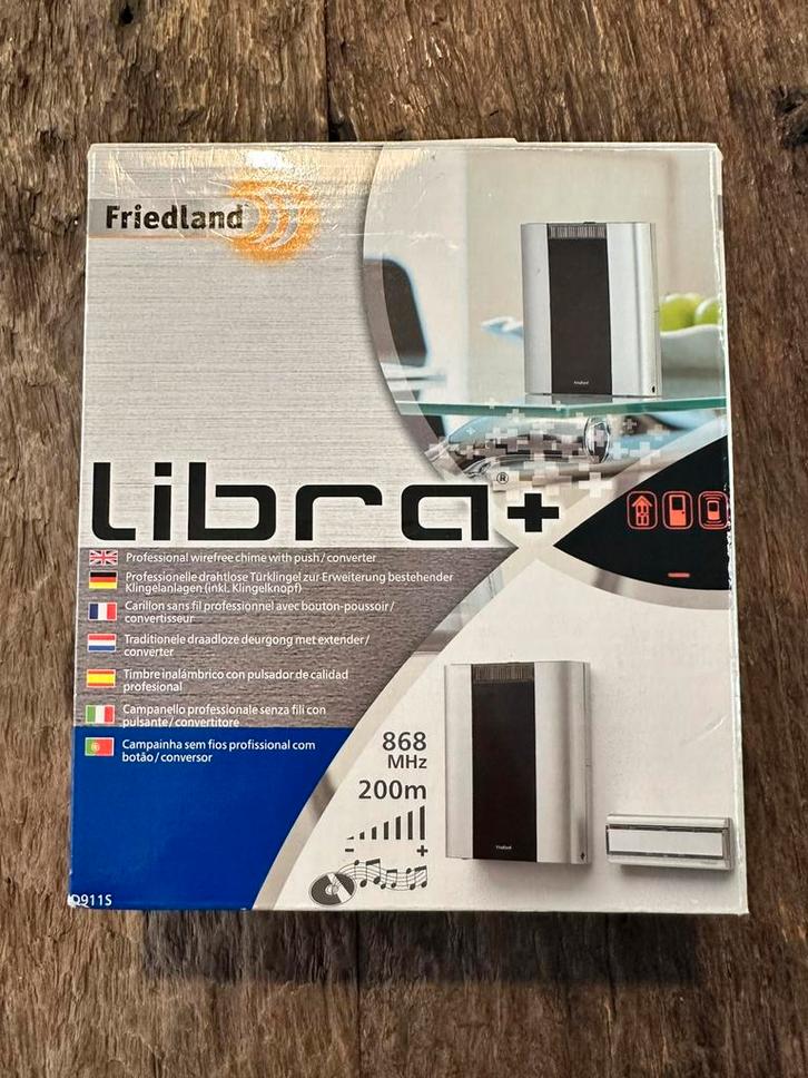 Friedland Libra+ draadloze deurbel, Huis en Inrichting, Deurbellen, Zo goed als nieuw, Ophalen of Verzenden