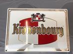 Kronenbourg emaille reclamebord, Ophalen of Verzenden, Zo goed als nieuw, Reclamebord