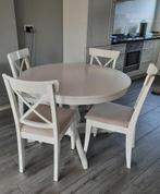 extendable dining table, 100 tot 150 cm, 100 tot 150 cm, Rond, Zo goed als nieuw