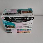 Doos  aqua markers 50 stuks, Ophalen, Zo goed als nieuw