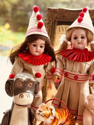 Unieke antieke pop /poppen zeldzaam (ook beren/ accessoires) beschikbaar voor biedingen
