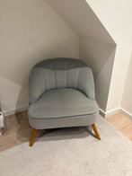 Grijze stoel van Woood - Zo goed als nieuw!, Huis en Inrichting, Fauteuils, Ophalen, Minder dan 50 cm, Minder dan 75 cm, Zo goed als nieuw