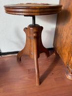 Antieke pianokruk / tabouret, Ophalen, Gebruikt, Bruin, Eén